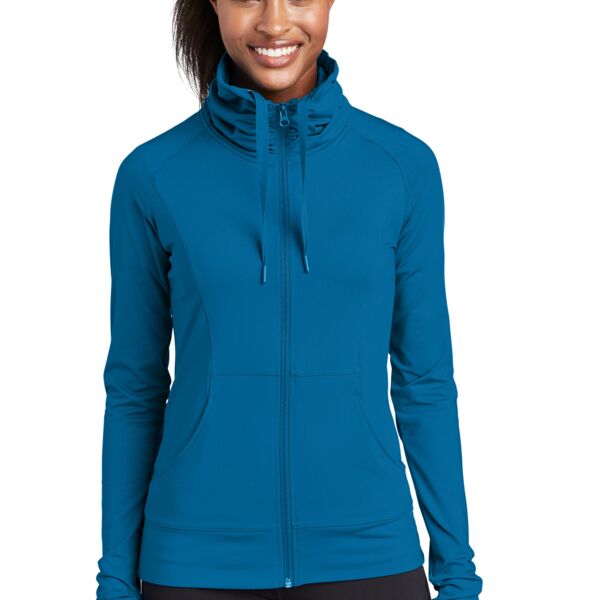 Ladies Sport Wick ® Stretch Full Zip Jacket Thumbnail